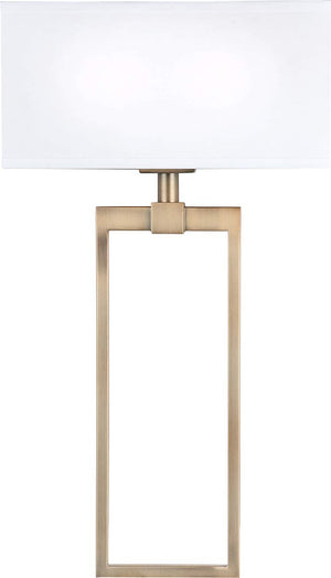 Capital Lighting 633321AD Lynden 2 Light Sconce Aged Brass