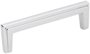 Jeffrey Alexander 259-96PC 96 mm Center-to-Center Polished Chrome Lexa Cabinet Pull