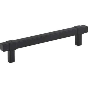 Jeffrey Alexander 293-128MB 128 mm Center-to-Center Matte Black Square Zane Cabinet Pull