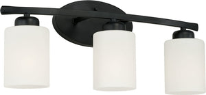 Capital Lighting 115231MB-338 Dixon 3 Light Vanity Matte Black