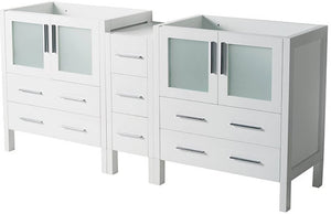 Fresca FCB62-301230WH Fresca Torino 72" White Modern Bathroom Cabinets