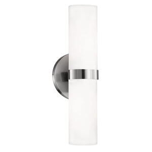 Kuzco WS9815-BN MILANO 15" WS Brushed Nickel 120V ELV LED 3000K 90CRI 17W