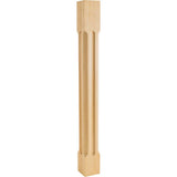 Hardware Resources P78-ALD 3-1/2" W x 3-1/2" D x 35-1/2" H Alder Scooped Post
