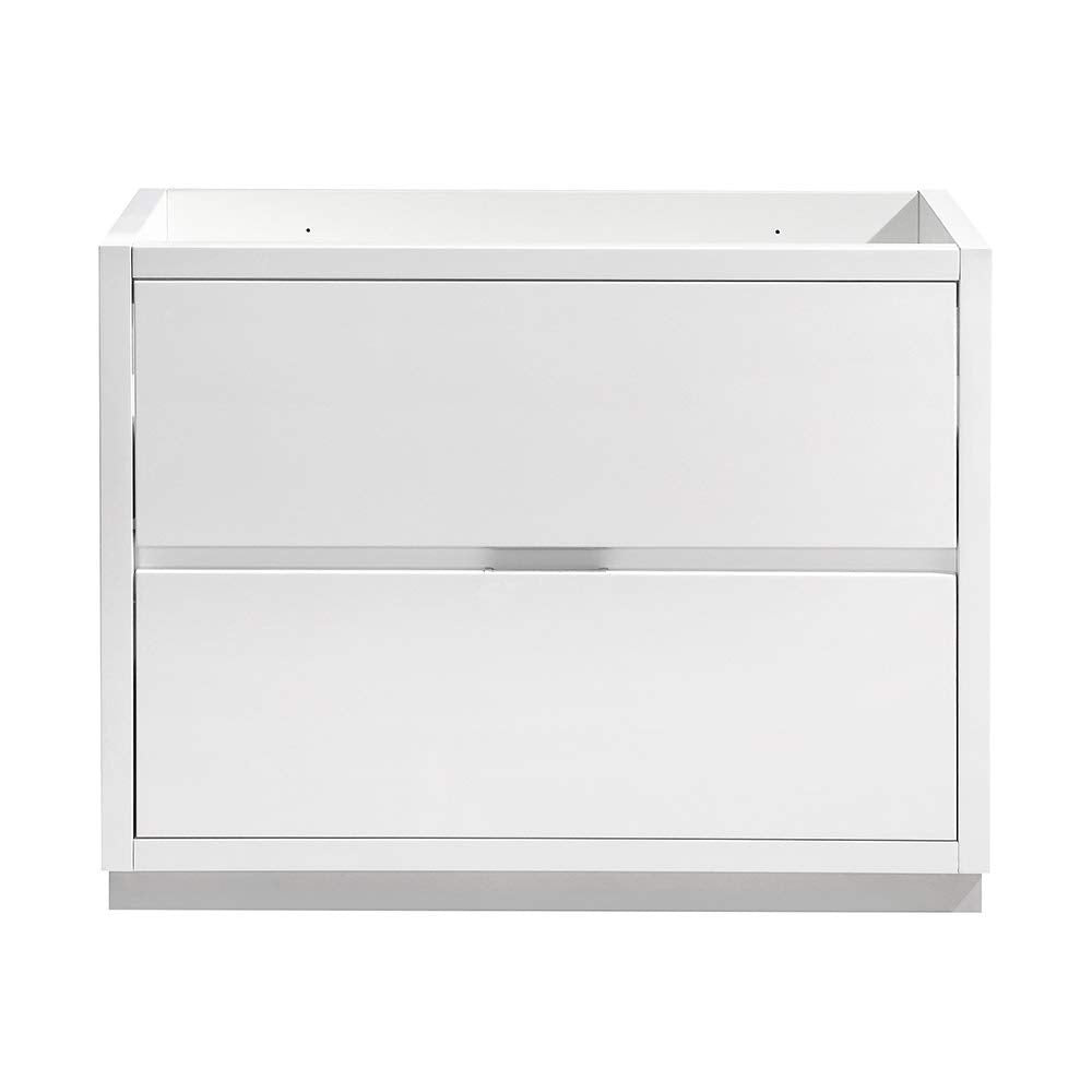 Fresca FCB8442WH Fresca Valencia 40" Glossy White Free Standing Modern Bathroom Cabinet