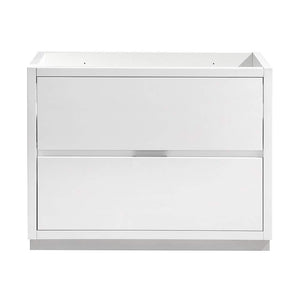 Fresca FCB8442WH Fresca Valencia 40" Glossy White Free Standing Modern Bathroom Cabinet