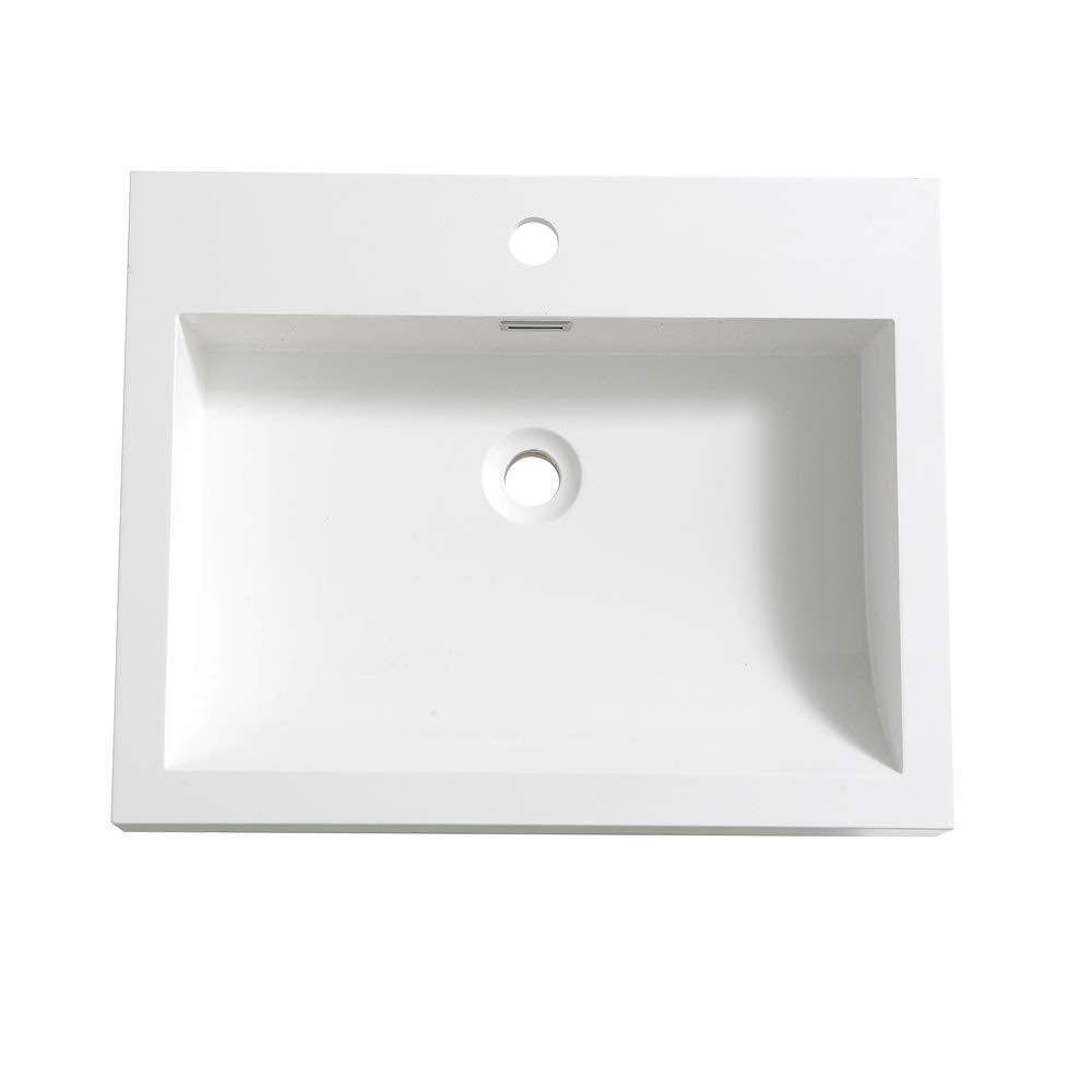Fresca FVS8058WH Fresca Alto 23" White Integrated Sink / Countertop