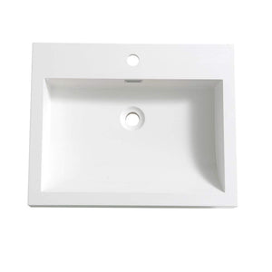 Fresca FVS8058WH Fresca Alto 23" White Integrated Sink / Countertop