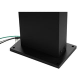 VONN Lighting 32" Modern VOB226088BL 100-277V 17-Watt ETL Certified Integrated LED Outdoor Bollard in Matte Black
