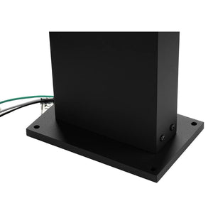 VONN Lighting 32" Modern VOB226088BL 100-277V 17-Watt ETL Certified Integrated LED Outdoor Bollard in Matte Black