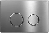 Geberit 115.778.SN.1 Sigma 20 Dual-Flush Actuator Plate, Stainless Steel