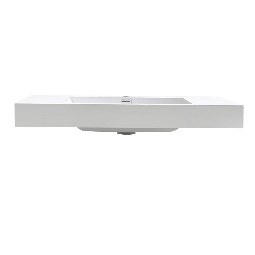 Fresca FVS8005WH Fresca Valencia 42" White Integrated Sink / Countertop