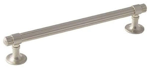 Amerock Cabinet Pull Satin Nickel 6-5/16 inch (160 mm) Center to Center Sea Grass 1 Pack Drawer Pull Drawer Handle Cabinet Hardware