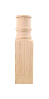 Hardware Resources SPLH250POP 3-1/4" W x 1-9/16" D x 10" H Poplar Half Round Spool