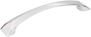 Jeffrey Alexander 595-128PC 128 mm Center-to-Center Polished Chrome Pyramid Cairo Cabinet Pull