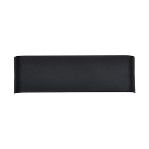 Kuzco EW27120-BK PLATEAU 20" EW Black 120V TRIAC/ELV LED 3000K 90CRI 24W
