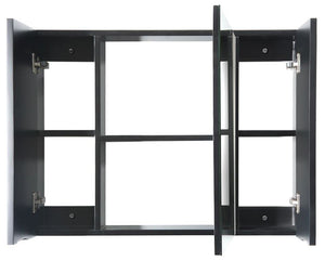 Fresca FMC6183GR Fresca 32" Gray Medicine Cabinet w/ 3 Doors