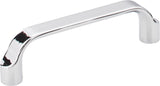 Elements 239-96BC 96 mm Center-to-Center Brushed Chrome Brenton Cabinet Pull