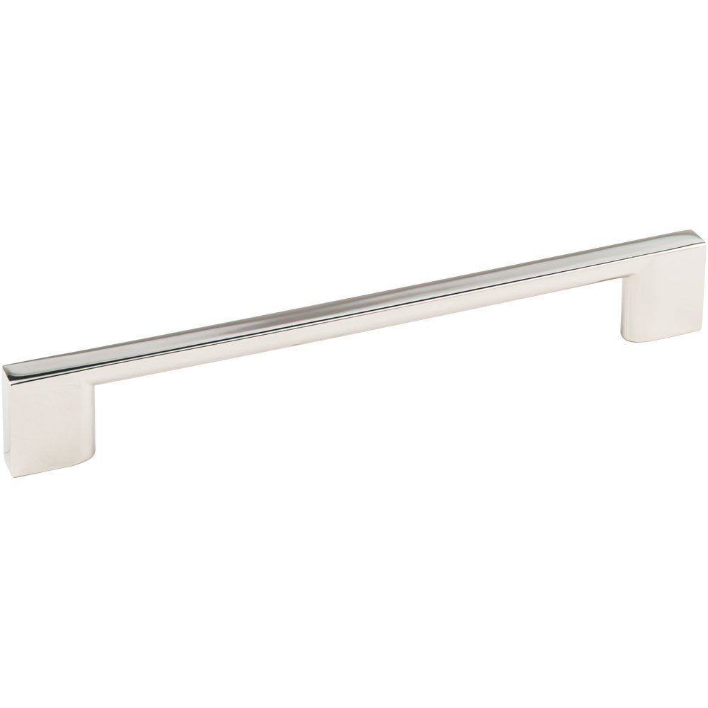Jeffrey Alexander 635-160NI 160 mm Center-to-Center Polished Nickel Square Sutton Cabinet Bar Pull