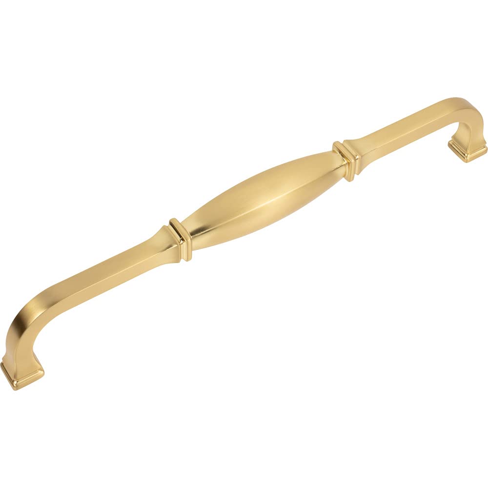 Jeffrey Alexander 278-18BG 18" Center-to-Center Brushed Gold Audrey Appliance Handle