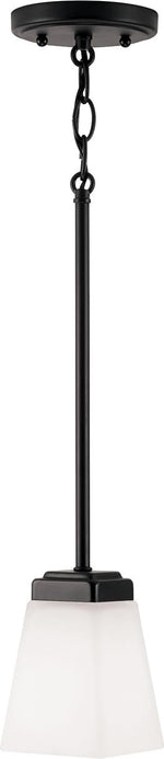 Capital Lighting 314411MB-334 Baxley 1 Light Pendant Matte Black