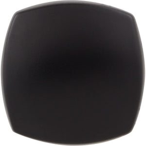 Jeffrey Alexander 278L-MB 1-3/8" Overall Length Matte Black Square Audrey Cabinet Knob