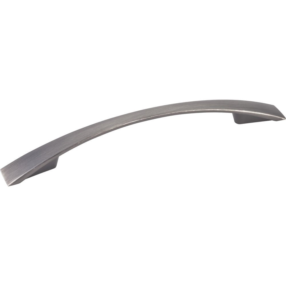 Jeffrey Alexander 847-128BNBDL 128 mm Center-to-Center Brushed Pewter Flared Regan Cabinet Pull