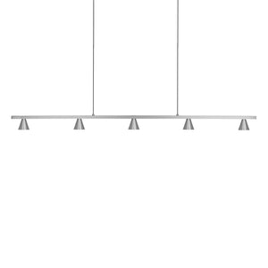 Kuzco LP19947-BN DUNE 47" LP Brushed Nickel 120V TRIAC/ELV LED 3000K 90CRI 26W