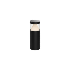 Kuzco EB49718-BK HANOVER 18" EXTERIOR BOLLARD TEXTURED BLACK 120-277V TRIAC/ELV LED 3000K 80CRI 24W
