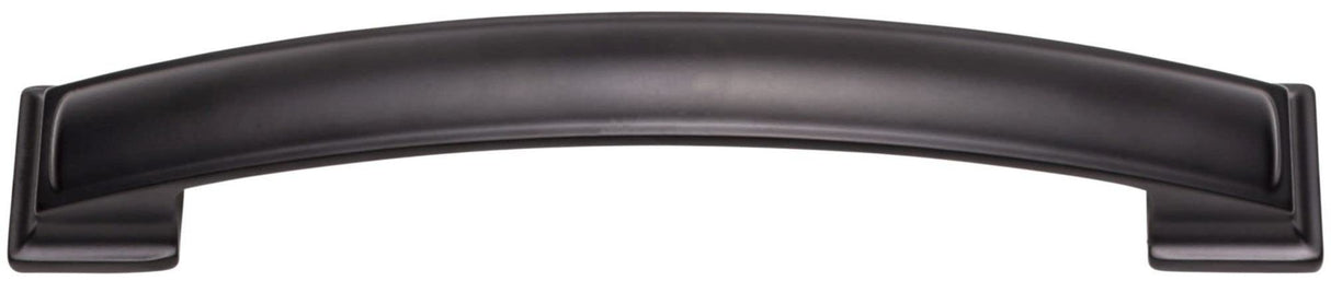 Jeffrey Alexander 435-160MB 160 mm Center-to-Center Matte Black Square Annadale Cabinet Pull