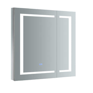 Fresca FMC023030 Fresca Spazio 30" Wide x 30" Tall Bathroom Medicine Cabinet w/ LED Lighting & Defogger