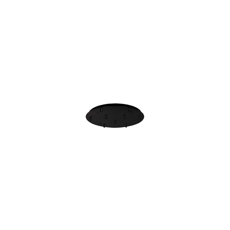 Kuzco CNP09AC-BK 9 Head Canopy SSL/SVT Wire BLACK