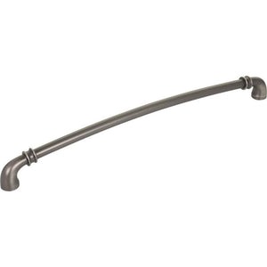 Jeffrey Alexander 445-305BNBDL 305 mm Center-to-Center Brushed Pewter Marie Cabinet Pull