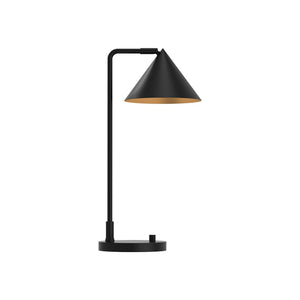 Alora TL485020BG REMY 20" TABLE LAMP BRUSHED GOLD 72" WIRE ROTARY DIMMER E26 60W