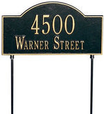 Whitehall 1044BG - Personalized 2-Sided Arch plaque - Standard - Lawn - 2 Line