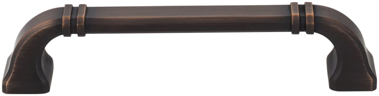 Jeffrey Alexander 165-128BNBDL 128 mm Center-to-Center Brushed Pewter Ella Cabinet Pull