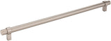 Jeffrey Alexander 5480SN 480 mm Center-to-Center Satin Nickel Key Grande Cabinet Bar Pull