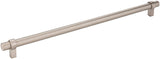 Jeffrey Alexander 5900SN 900 mm Center-to-Center Satin Nickel Key Grande Cabinet Bar Pull