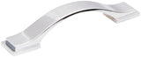 Jeffrey Alexander 80152-96PC 96 mm Center-to-Center Polished Chrome Strap Mirada Cabinet Pull