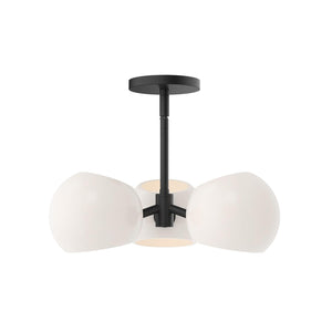 Alora PD548315BGOP WILLOW 16" PD BRUSHED GOLD MATTE OPAL GLASS ROD 46 3X60W E12 DUO USE