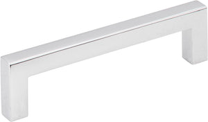 Elements 625-96PC 96 mm Center-to-Center Polished Chrome Square Stanton Cabinet Bar Pull