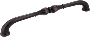 Jeffrey Alexander 818-12DBAC 12" Center-to-Center Brushed Oil Rubbed Bronze Bella Appliance Handle