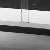 Essence 68''-72''W * 76''H Framed Shower Door in Brushed Nickel