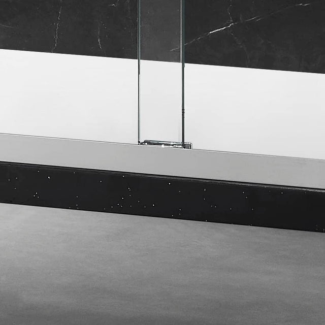 Essence 68''-72''W * 76''H Framed Shower Door in Brushed Nickel