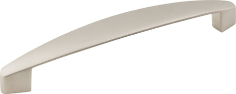 Elements 308-128DN 128 mm Center-to-Center Dull Nickel Asymmetrical Belfast Cabinet Pull