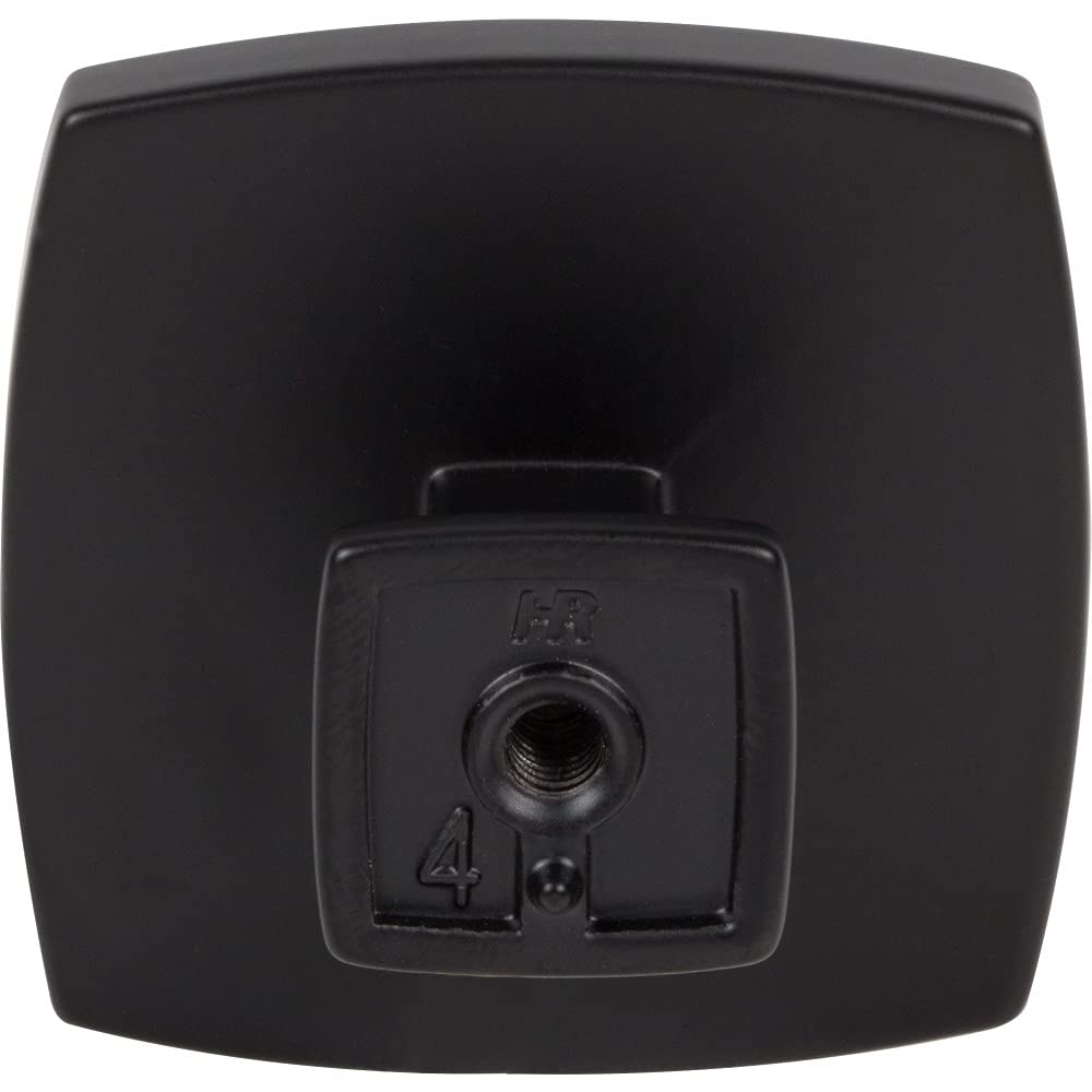 Jeffrey Alexander 141L-MB 1-3/4" Overall Length Matte Black Square Renzo Cabinet Knob