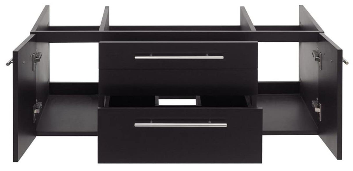 Fresca FCB6142ES-VSL Fresca Lucera 42" Espresso Wall Hung Vessel Sink Modern Bathroom Cabinet