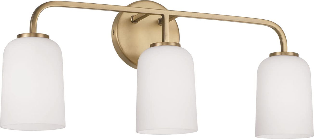 Capital Lighting 148831AD-542 Lawson 3 Light Vanity Aged Brass
