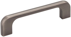 Jeffrey Alexander 264-96BNBDL 96 mm Center-to-Center Brushed Pewter Alvar Cabinet Pull