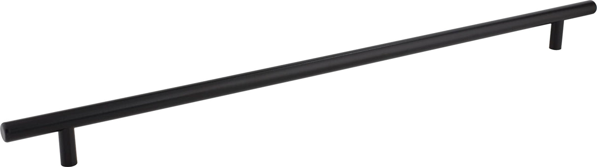 Elements 494SSMB 416 mm Center-to-Center Hollow Matte Black Stainless Steel Naples Cabinet Bar Pull