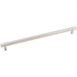Jeffrey Alexander 293-305SN 305 mm Center-to-Center Satin Nickel Square Zane Cabinet Pull